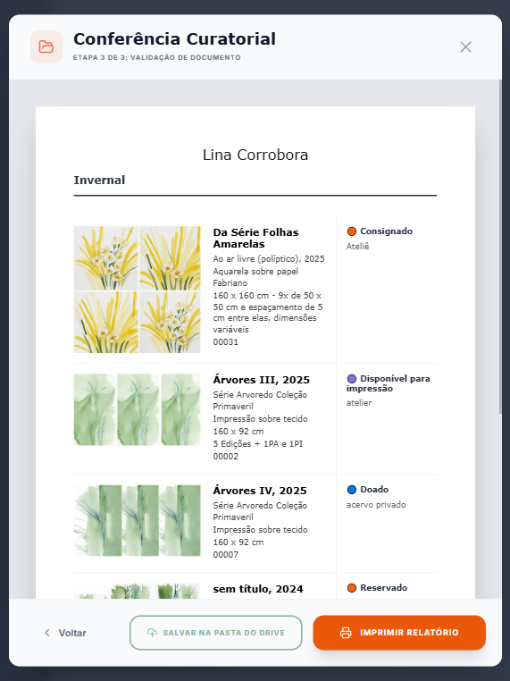 [IMAGEM 04 - PREVIEW DO PDF GERADO COM FOTOS E LEGENDAS]
